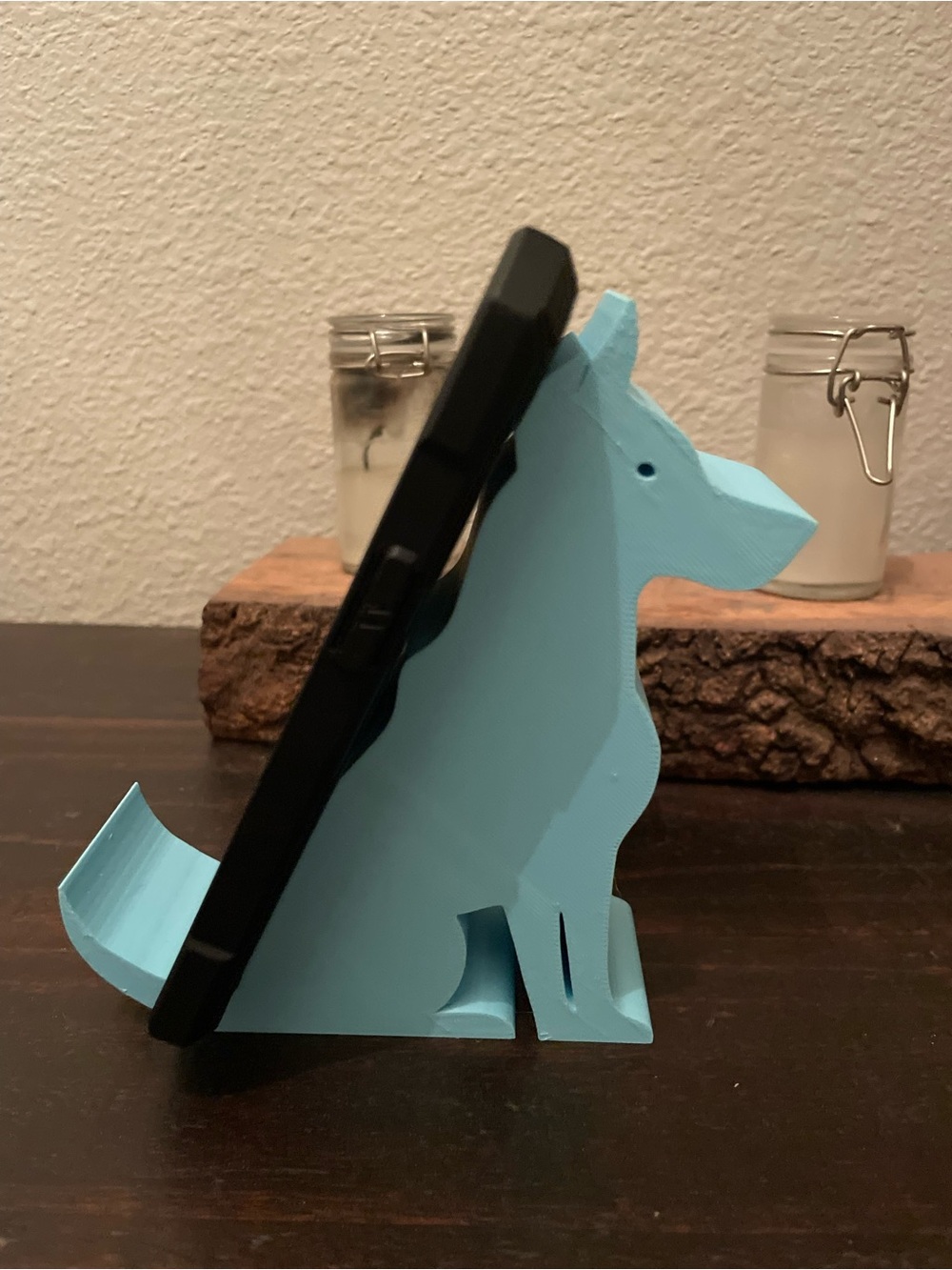 Blue Dog Phone Stand - Unbranded Home Accent